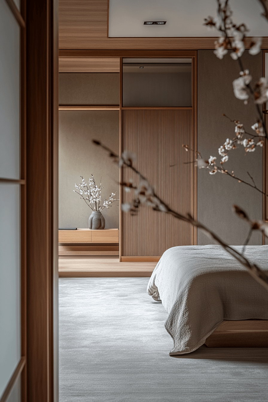 29 Japandi Bedroom Makeovers That Reflect Natural Harmony 12 japandi bedroom