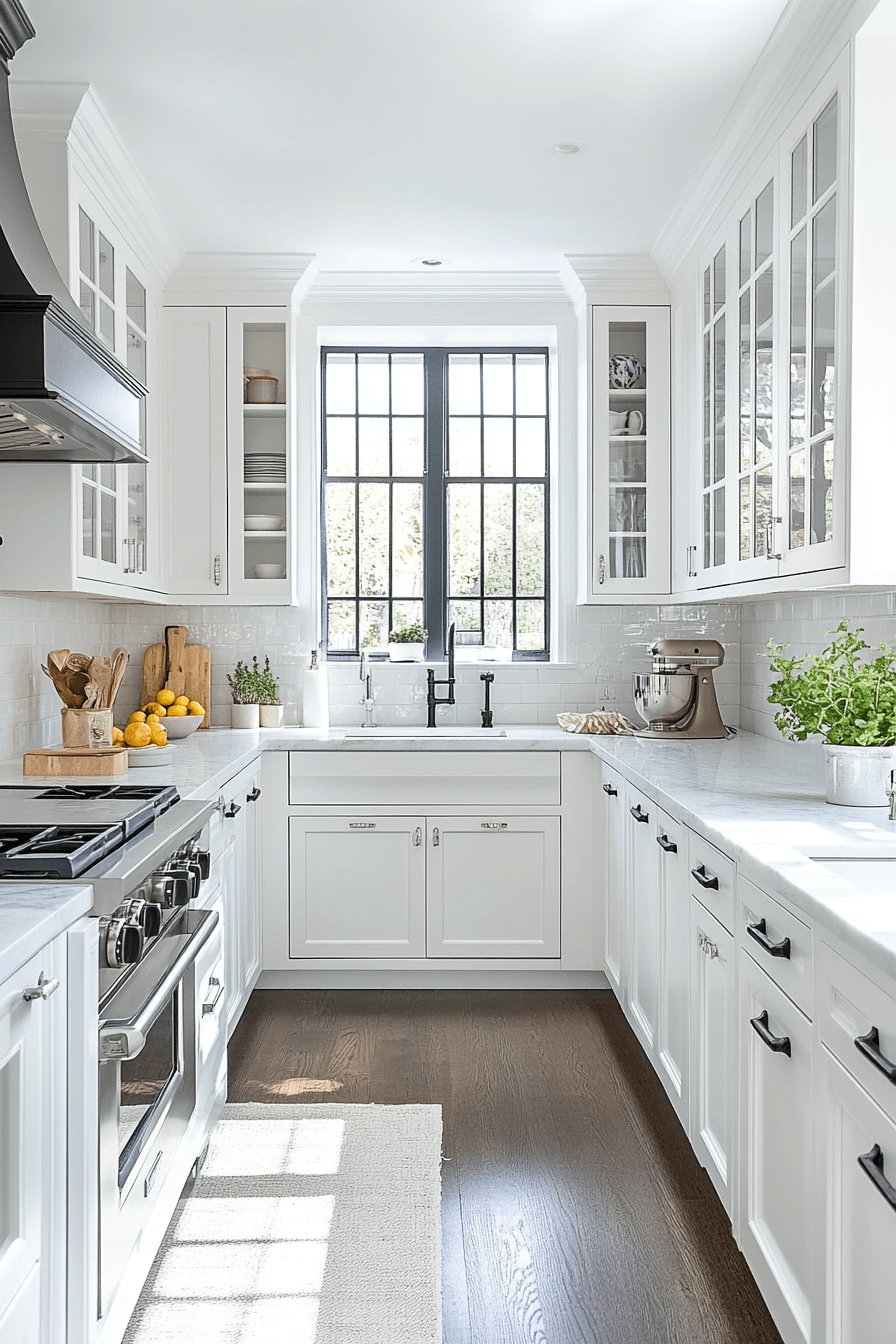 29 Small White Kitchen Concepts to Open Up Tight Spaces 12 small white kitchen