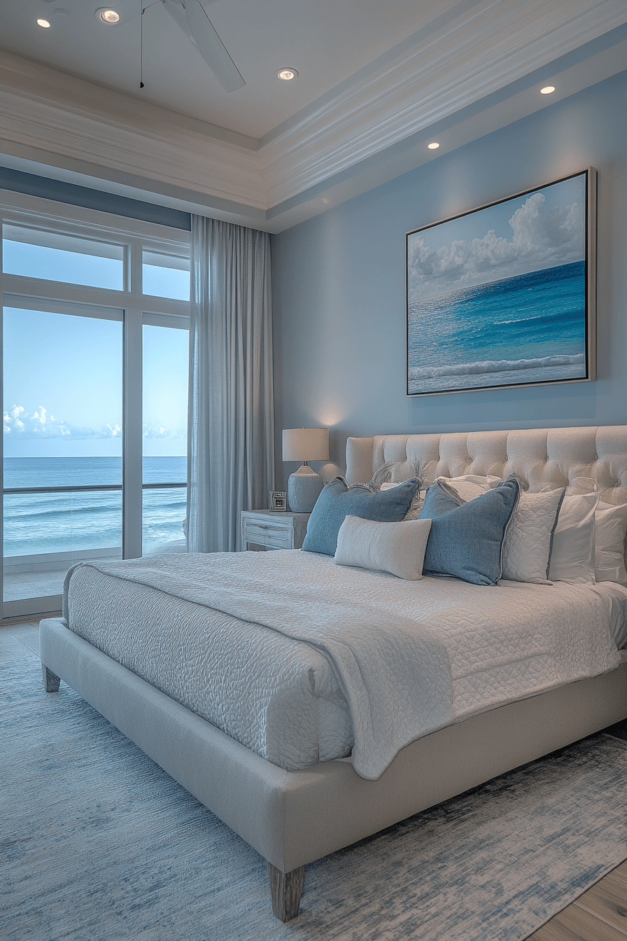 29 Coastal Master Bed Ideas to Drift Off in Coastal Comfort 12 coastal master bed