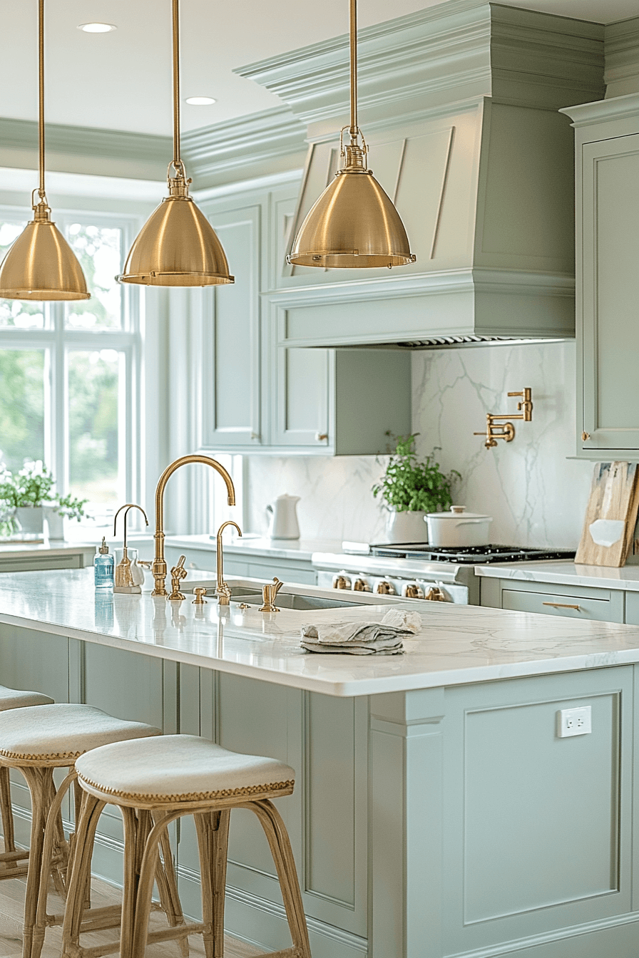 29 Green and White Kitchen Styles That Bring Calm and Charm Together 12 green and white kitchen