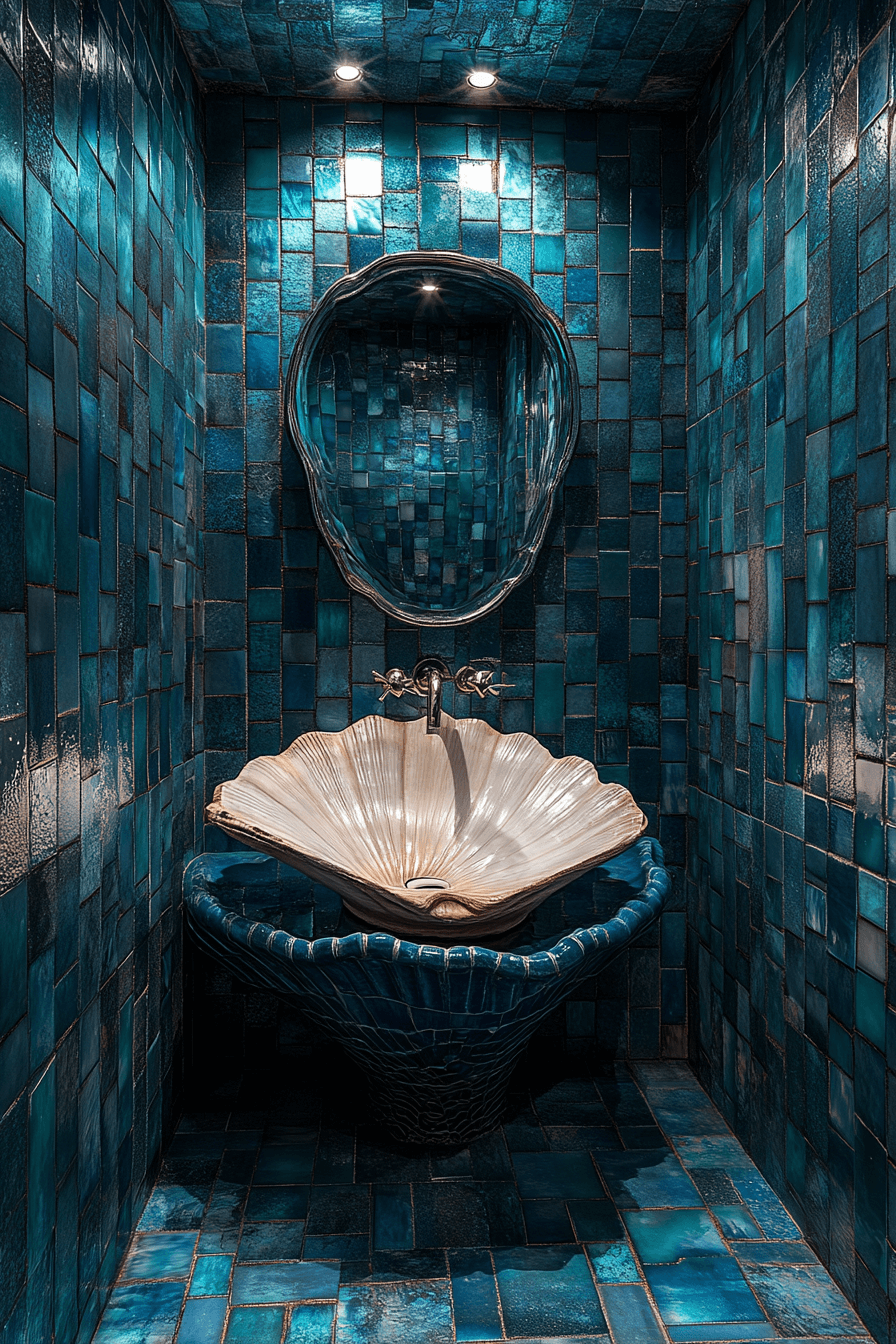29 Whimsigoth Bathroom Elements That Celebrate Artistic Expression 13 whimsigoth bathroom