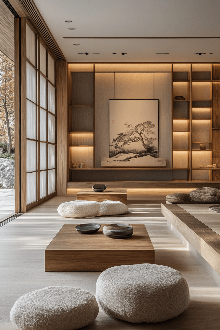 29 Japandi Living Room Makeovers That Reflect Quiet Luxury 13 japandi living room