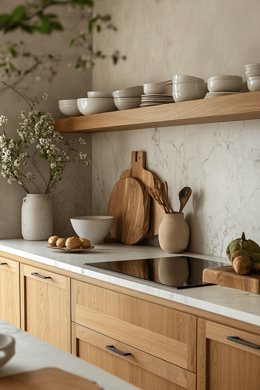 29 Japandi Style Kitchen Elements That Invite Mindful Living 13 japandi style kitchen