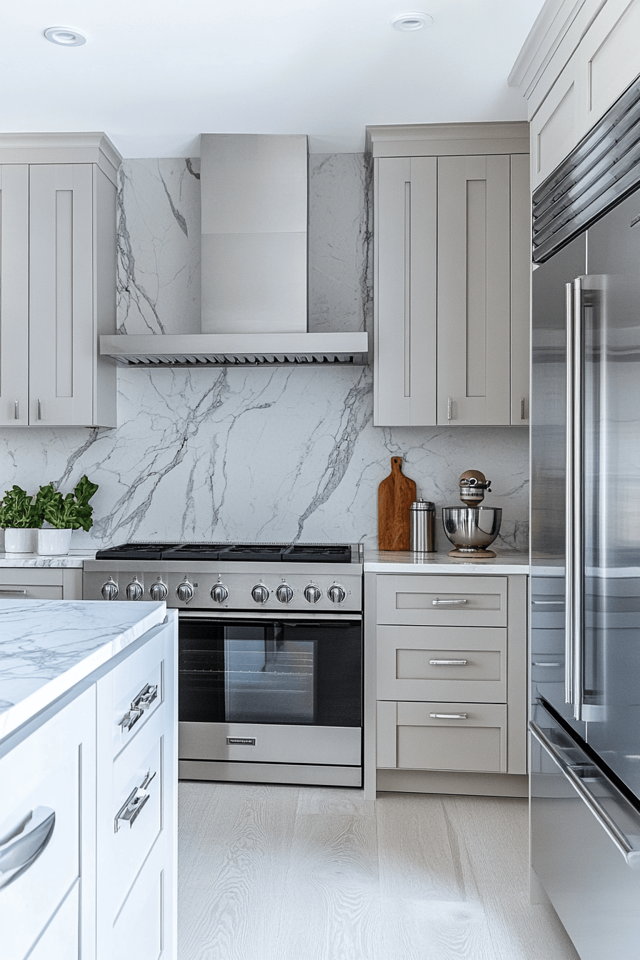 29 Grey and White Kitchen Inspirations That Feel Modern and Timeless 13 grey and white kitchen