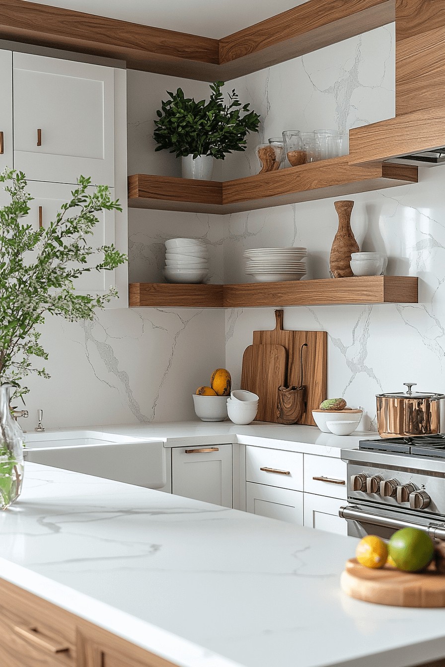 29 Small White Kitchen Concepts to Open Up Tight Spaces 13 small white kitchen