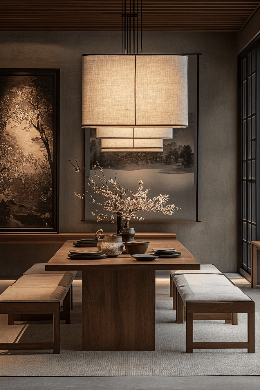 29 Japandi Dining Room Upgrades That Spark Joy and Harmony 13 japandi dining room