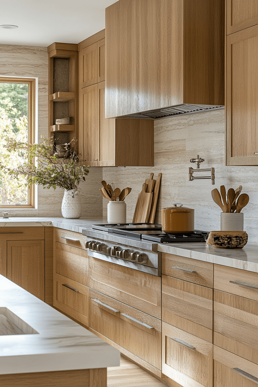 29 White Oak Kitchen Cabinets That Prove Simplicity Can Be Stunning 13 white oak kitchen cabinets