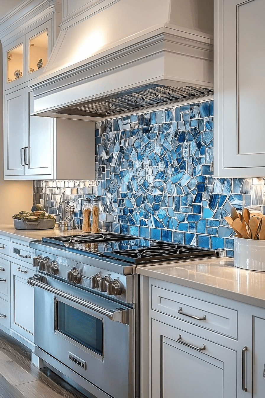 29 Kitchen Backsplash with White Cabinets That Make Neutrals Pop 14 kitchen backsplash with white cabinets