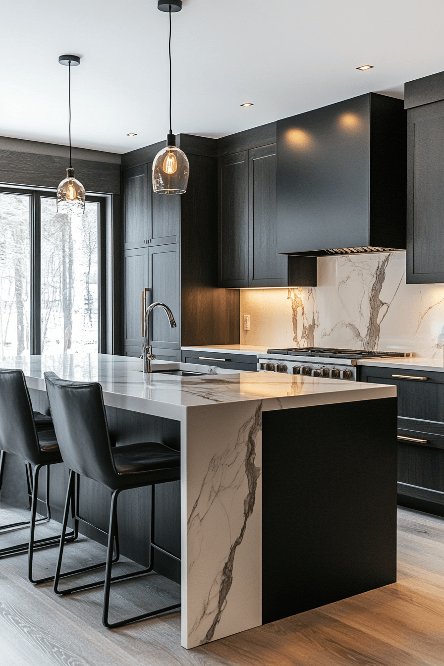 29 Black and White Kitchen Ideas That Elevate Everyday Cooking 14 black and white kitchen ideas