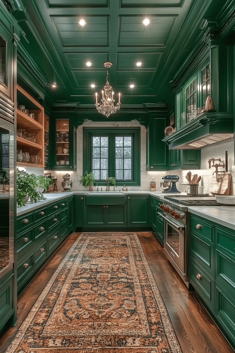 29 Green and White Kitchen Styles That Bring Calm and Charm Together 15 green and white kitchen