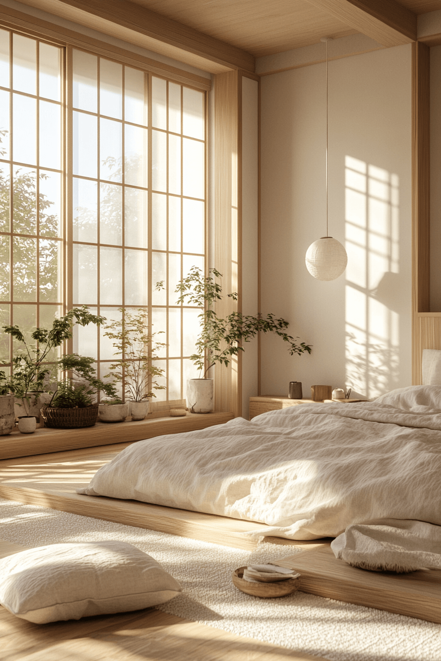 29 Japandi Bedroom Makeovers That Reflect Natural Harmony 15 japandi bedroom