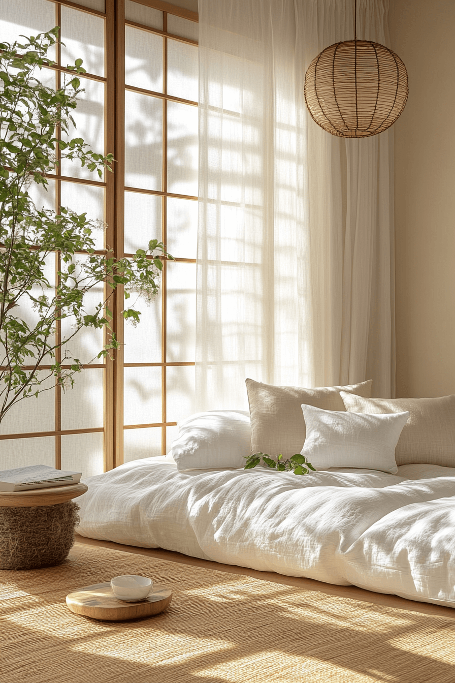 29 Japandi Bedroom Makeovers That Reflect Natural Harmony 16 japandi bedroom