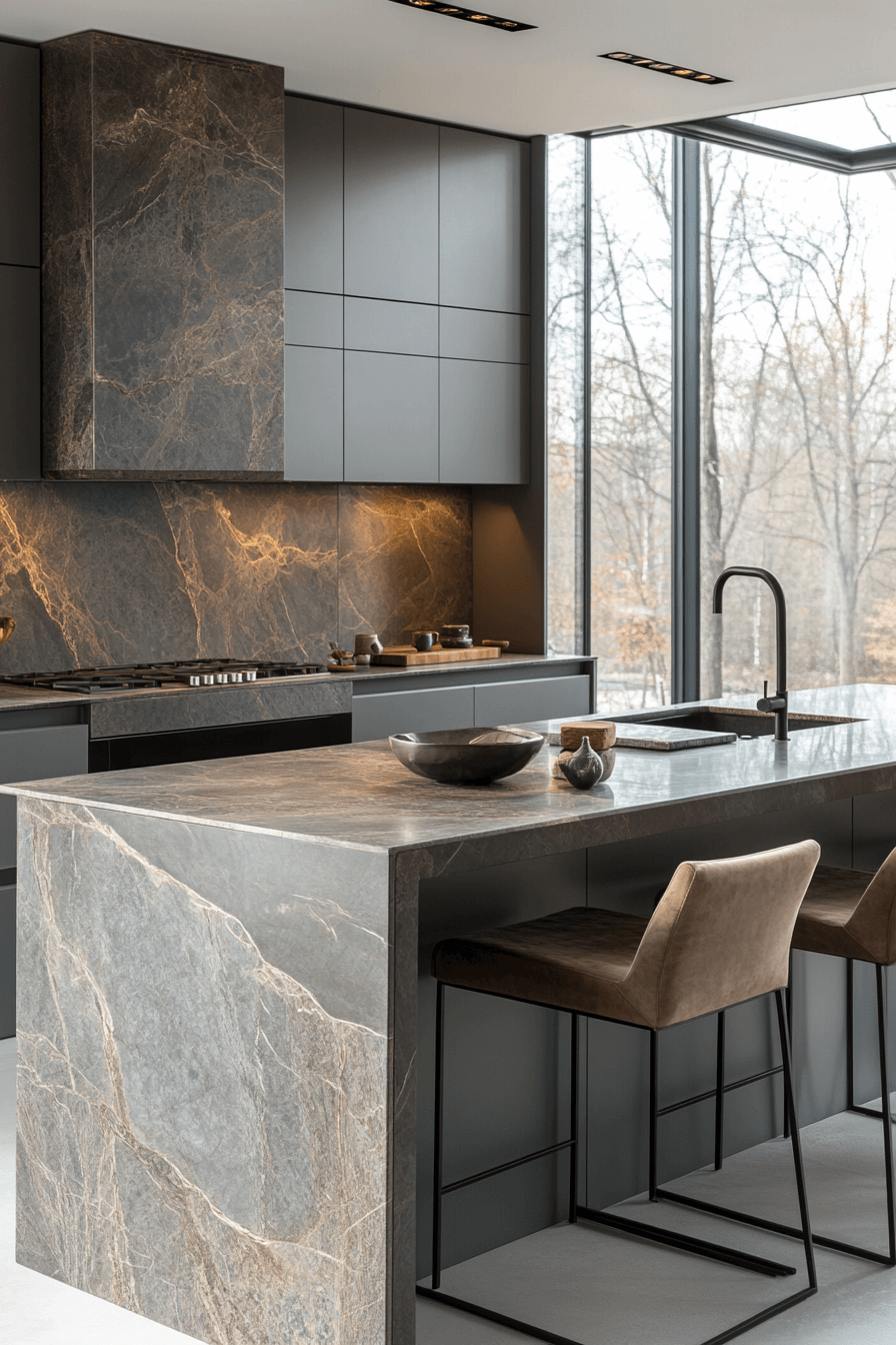 29 Grey Kitchen Concepts That Define Understated Elegance 16 grey kitchen