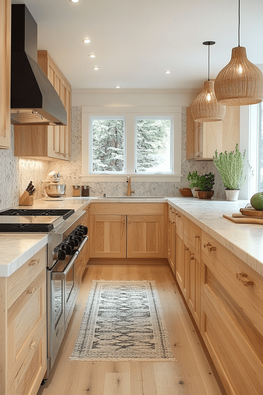 29 Light Wood Kitchen Cabinets Perfect for Modern Simplicity 16 light wood kitchen cabinets