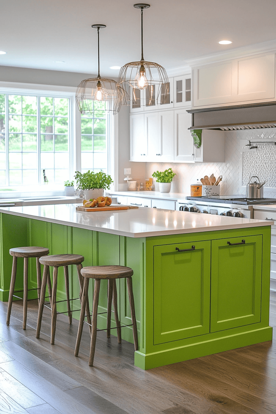 29 Green and White Kitchen Styles That Bring Calm and Charm Together 17 green and white kitchen