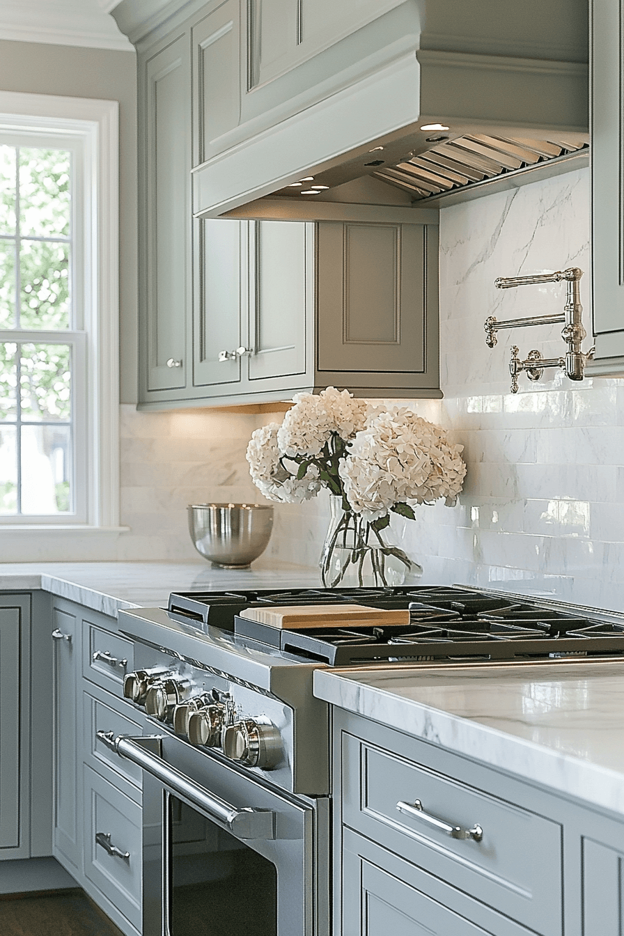29 Gray and White Kitchen Themes That Embrace Understated Beauty 17 gray and white kitchen