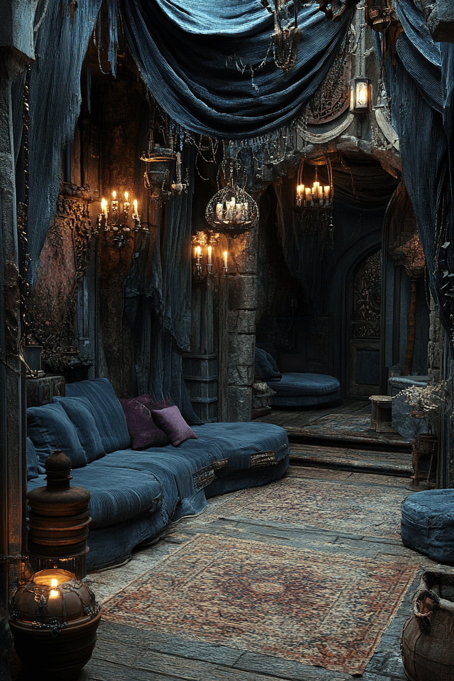 29 Whimsigoth Living Room Ideas for a Fantastically Unique Space 17 whimsigoth living room
