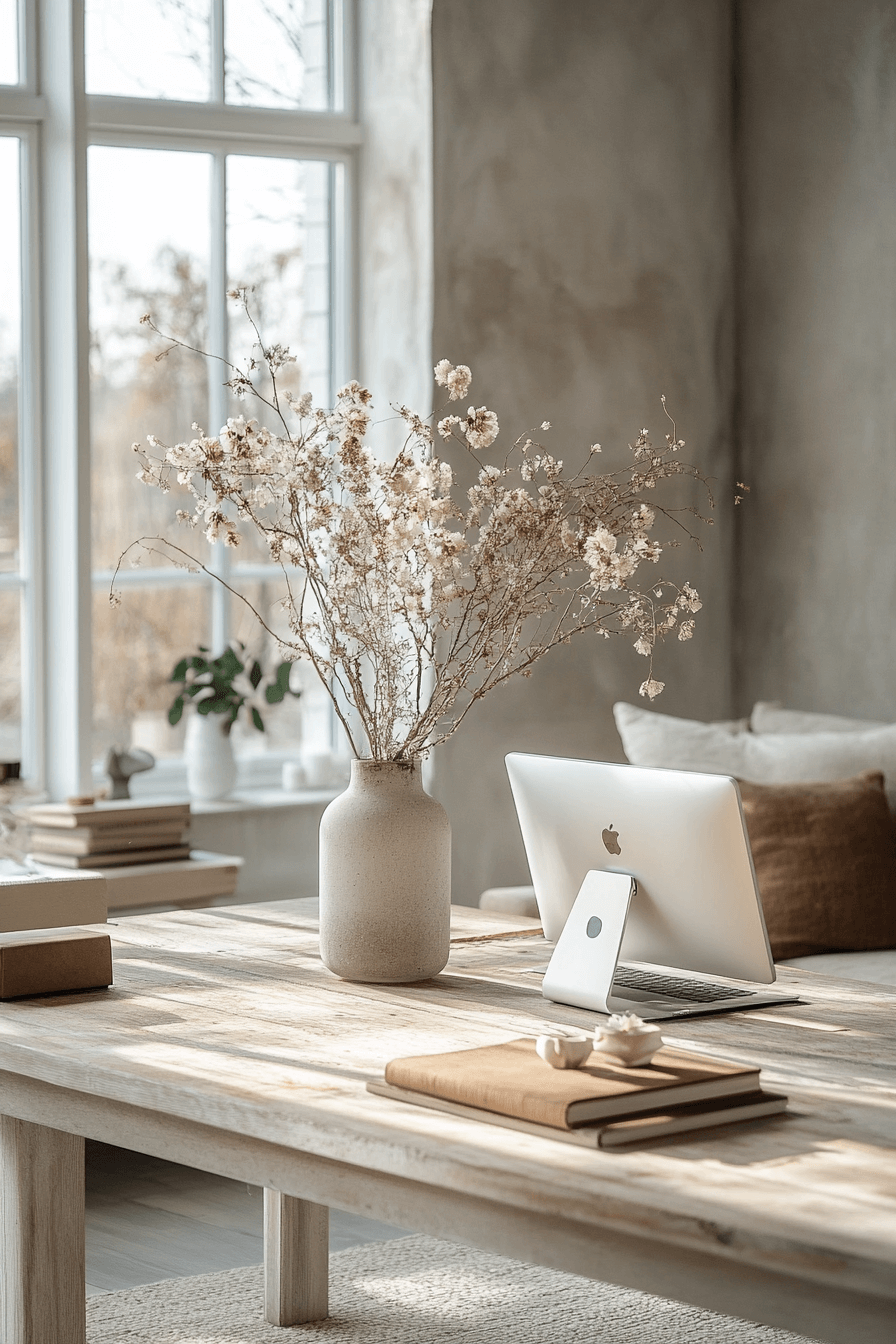 29 Japandi Home Office Details That Support Intentional Living 17 japandi home office