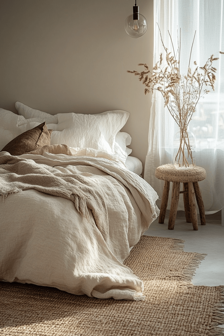 29 Japandi Bedroom Makeovers That Reflect Natural Harmony 17 japandi bedroom