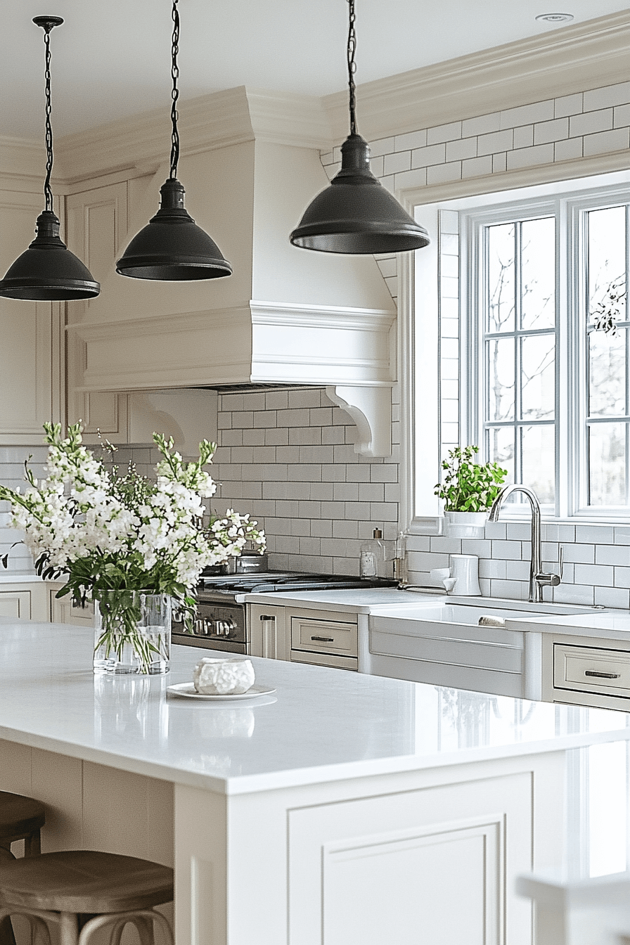 29 White Kitchen Ideas to Create a Calm and Clean Culinary Retreat 17 white kitchen ideas