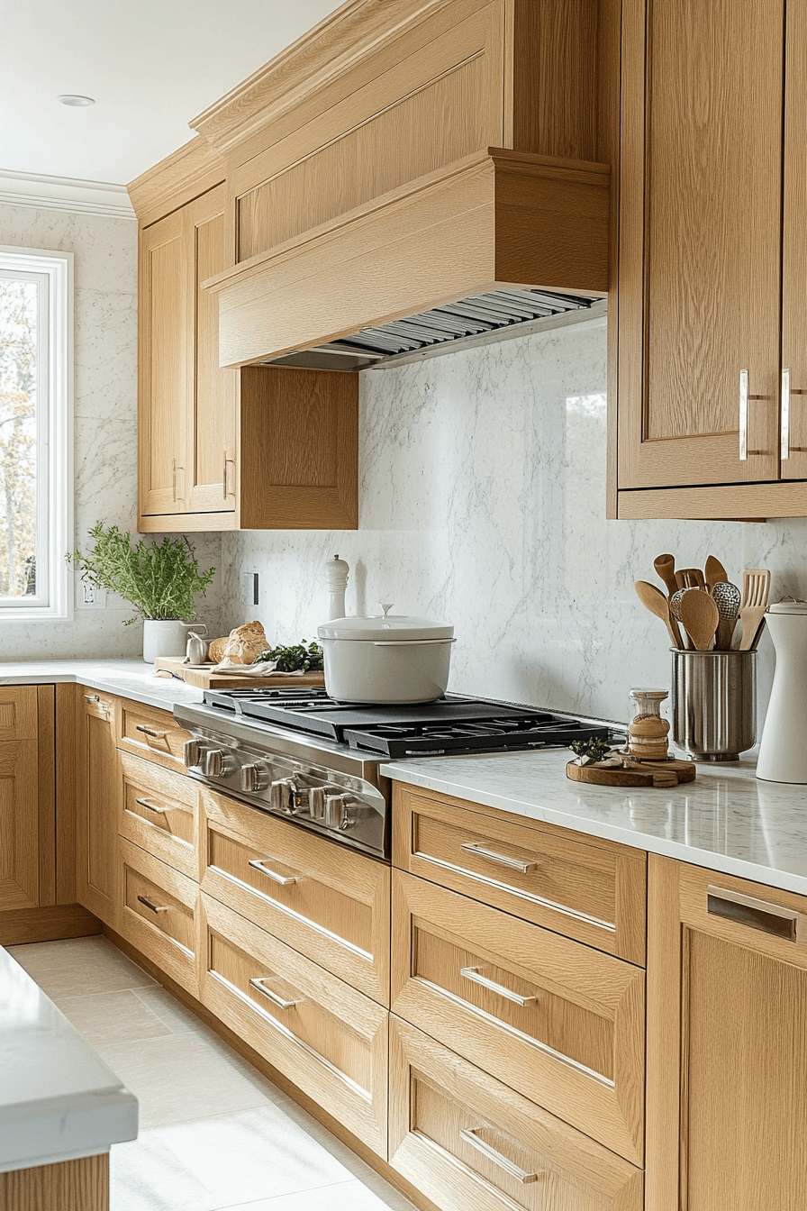 29 White Oak Kitchen Cabinets That Prove Simplicity Can Be Stunning 18 white oak kitchen cabinets