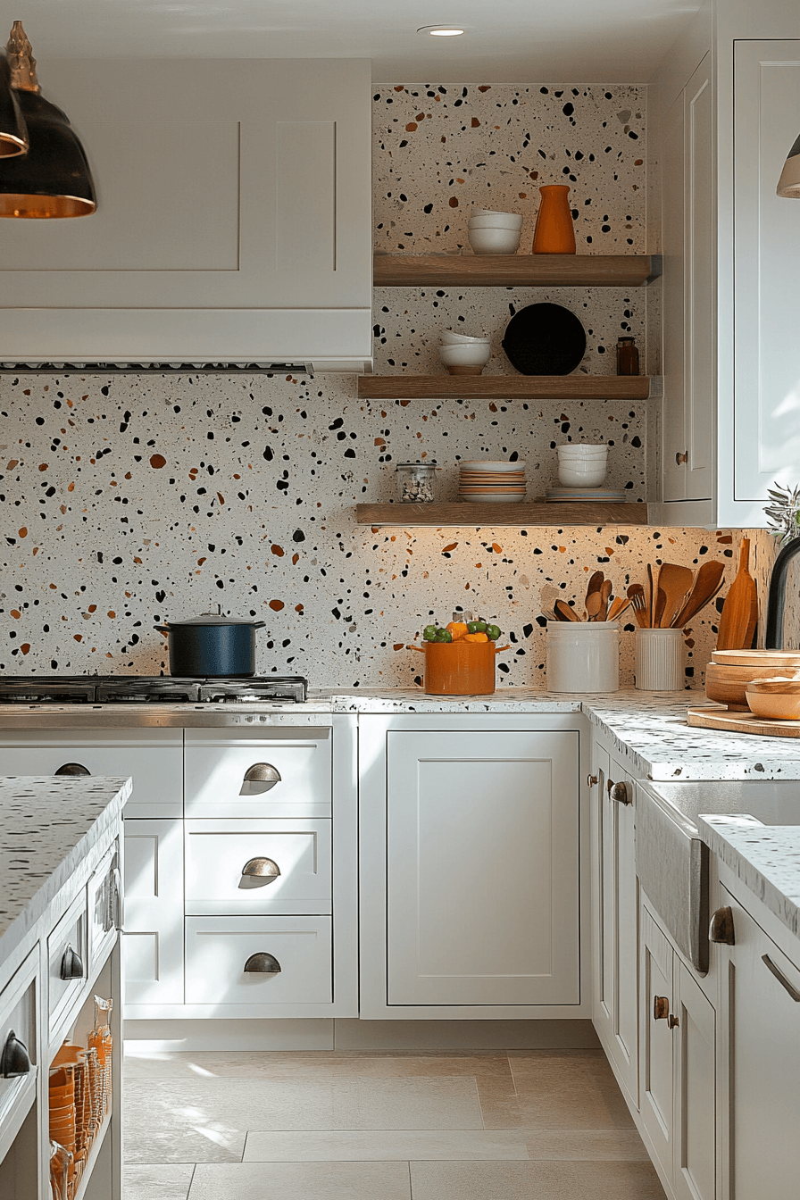 29 Kitchen Backsplash with White Cabinets That Make Neutrals Pop 18 kitchen backsplash with white cabinets