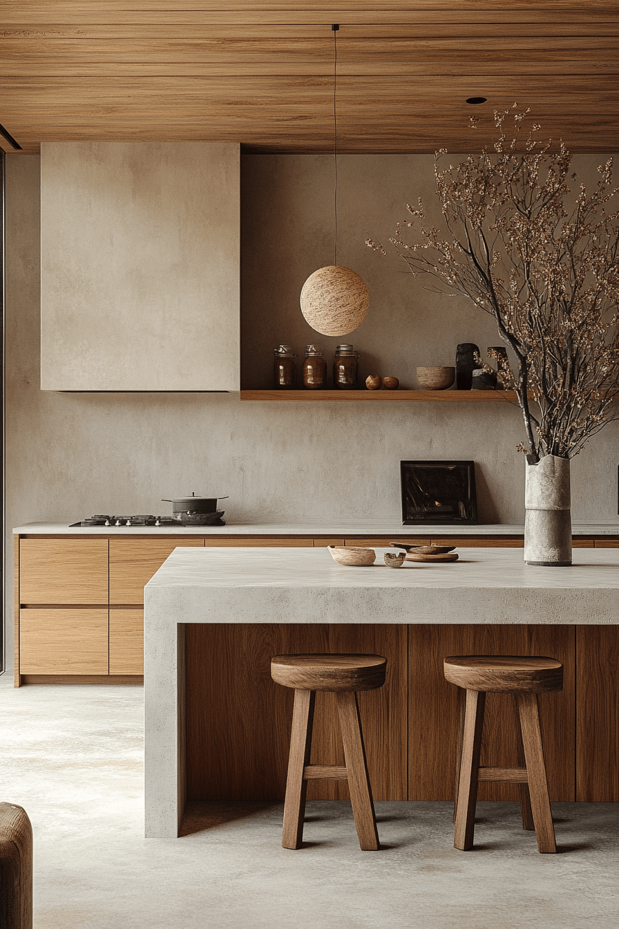 29 Japandi Style Kitchen Elements That Invite Mindful Living 19 japandi style kitchen