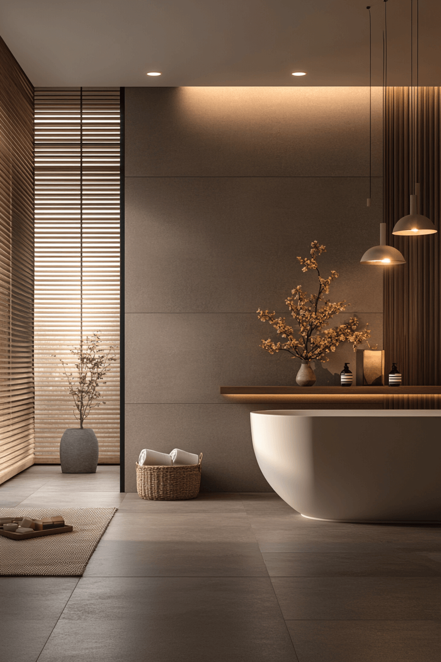 29 Japandi Bathroom Details to Transform Your Daily Routine 19 japandi bathroom
