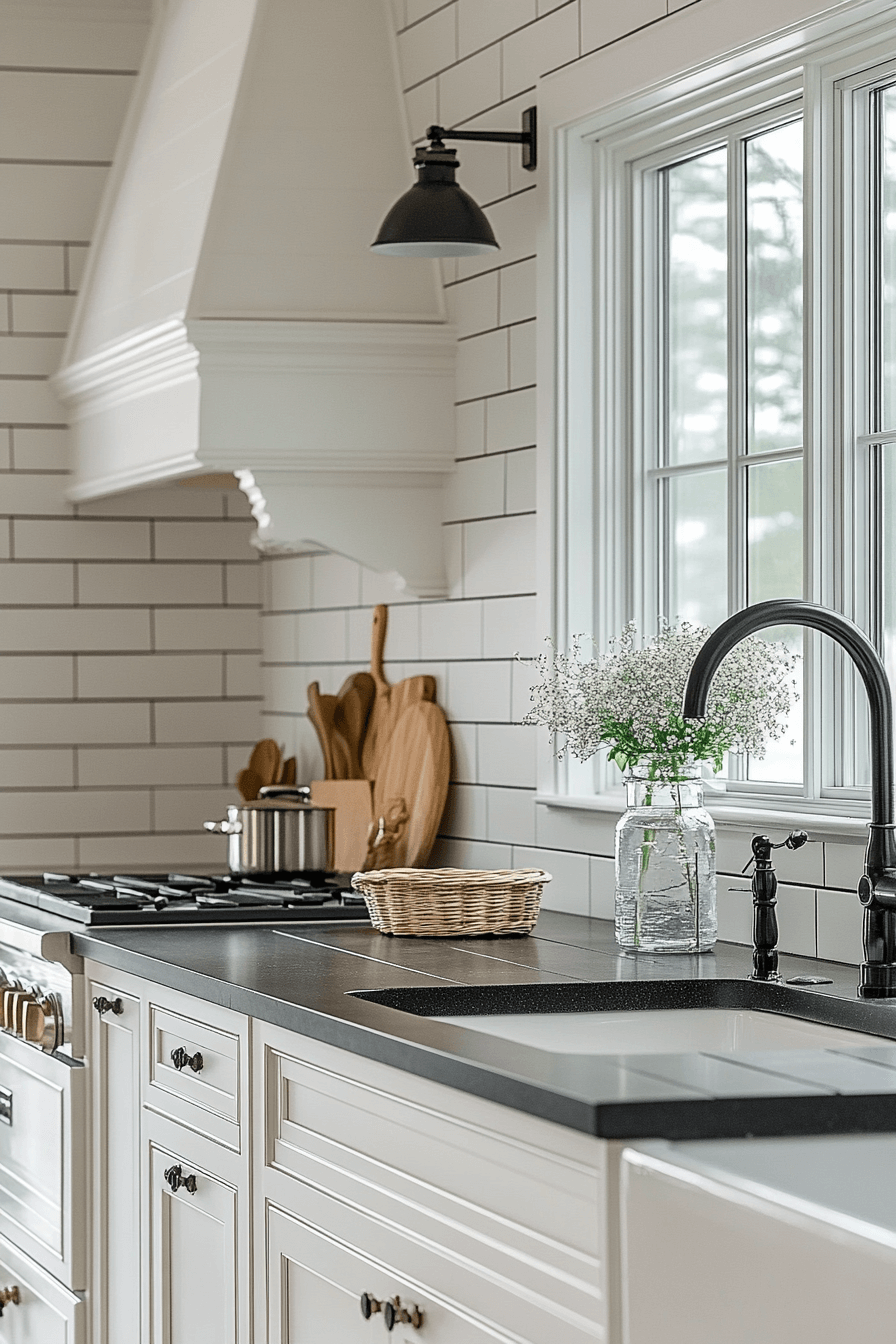 29 Black and White Kitchen Ideas That Elevate Everyday Cooking 19 black and white kitchen ideas