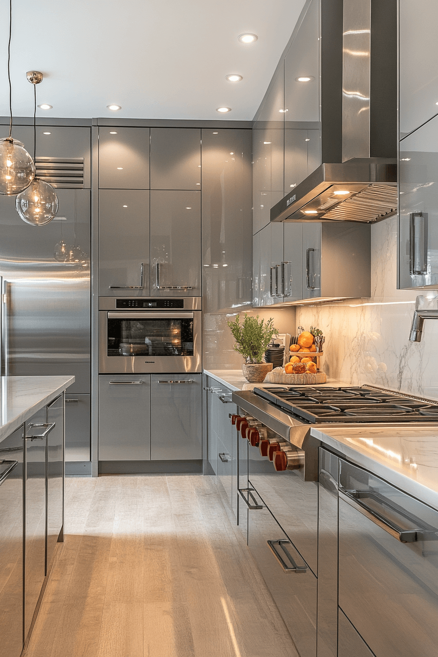 29 Grey Kitchen Concepts That Define Understated Elegance 19 grey kitchen