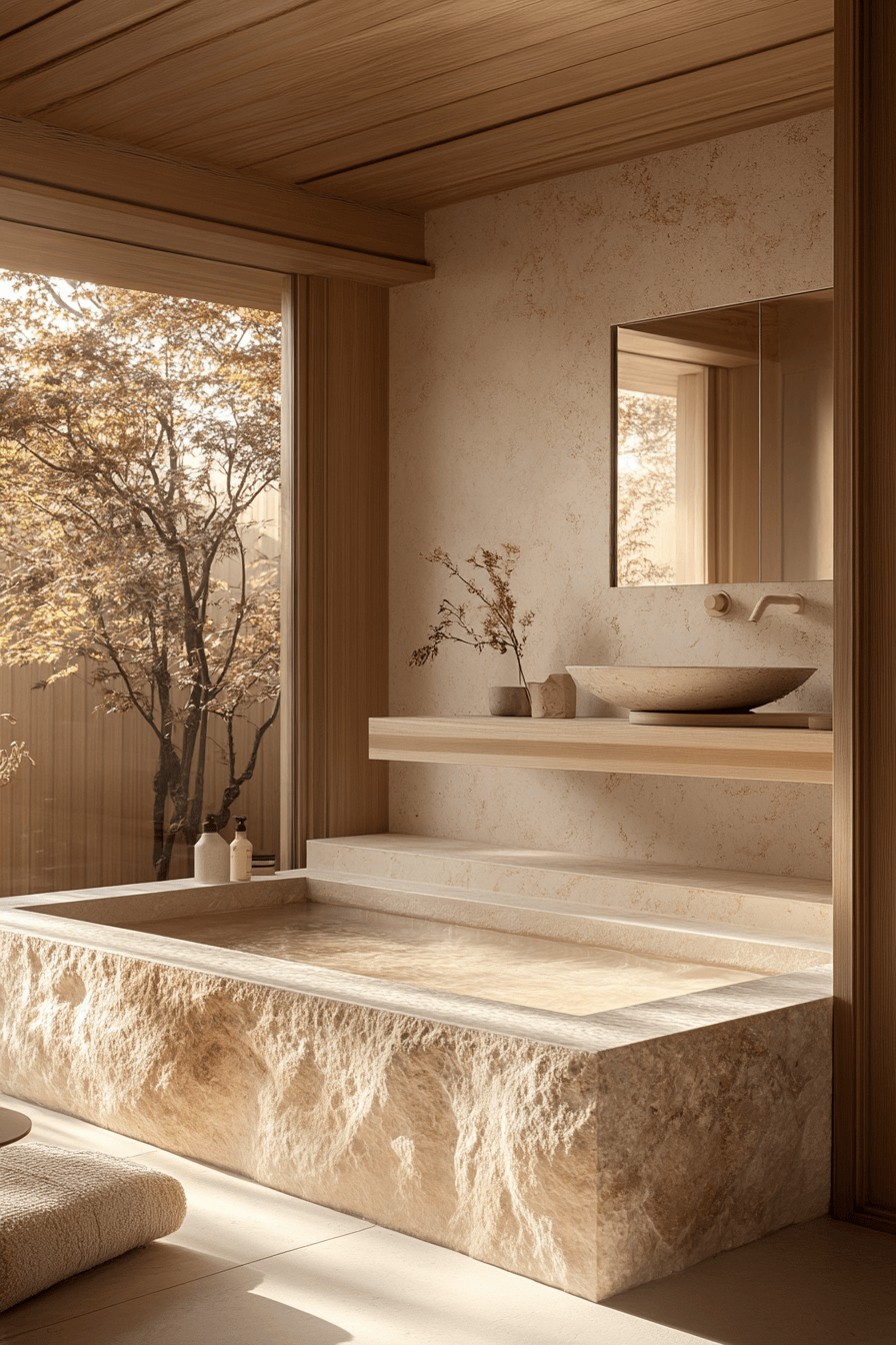 29 Japandi Bathroom Details to Transform Your Daily Routine 2 japandi bathroom
