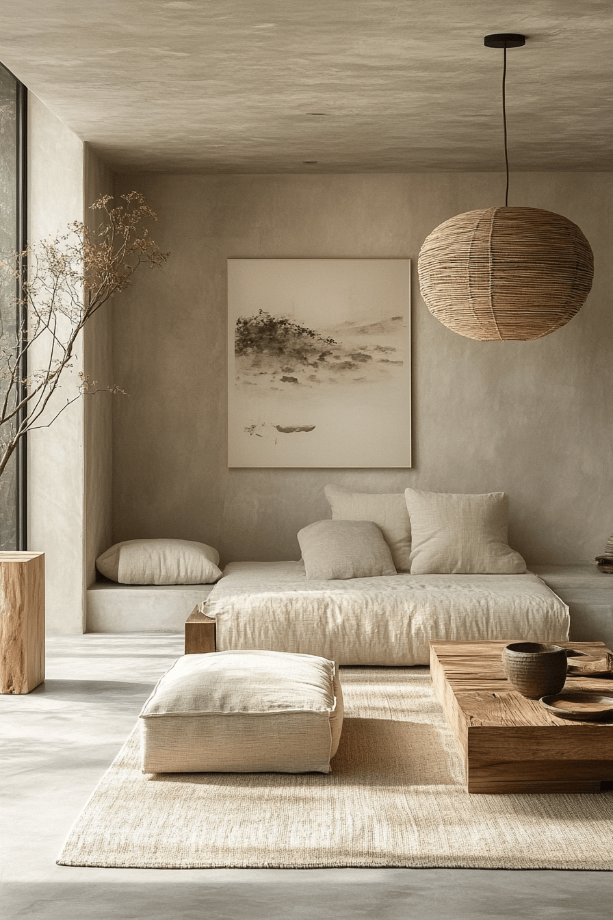 29 Japandi Living Room Makeovers That Reflect Quiet Luxury 2 japandi living room