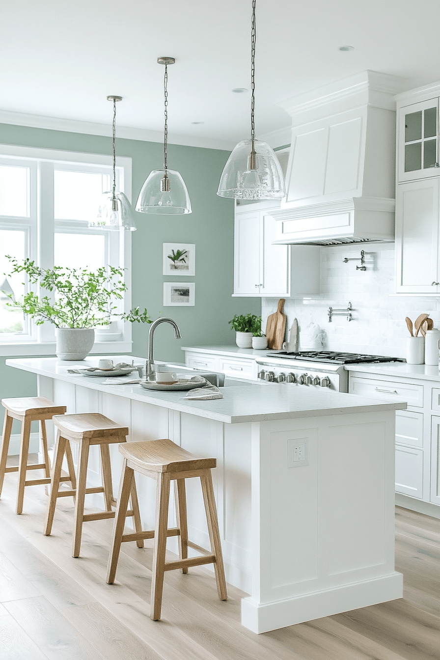 29 Green and White Kitchen Styles That Bring Calm and Charm Together 2 green and white kitchen