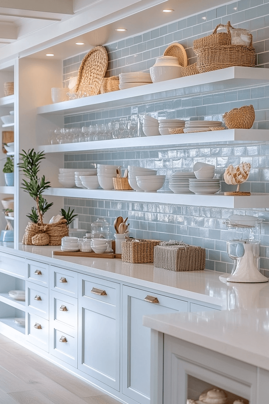 29 Blue and White Kitchen Inspirations for a Peaceful Culinary Retreat 2 blue and white kitchen