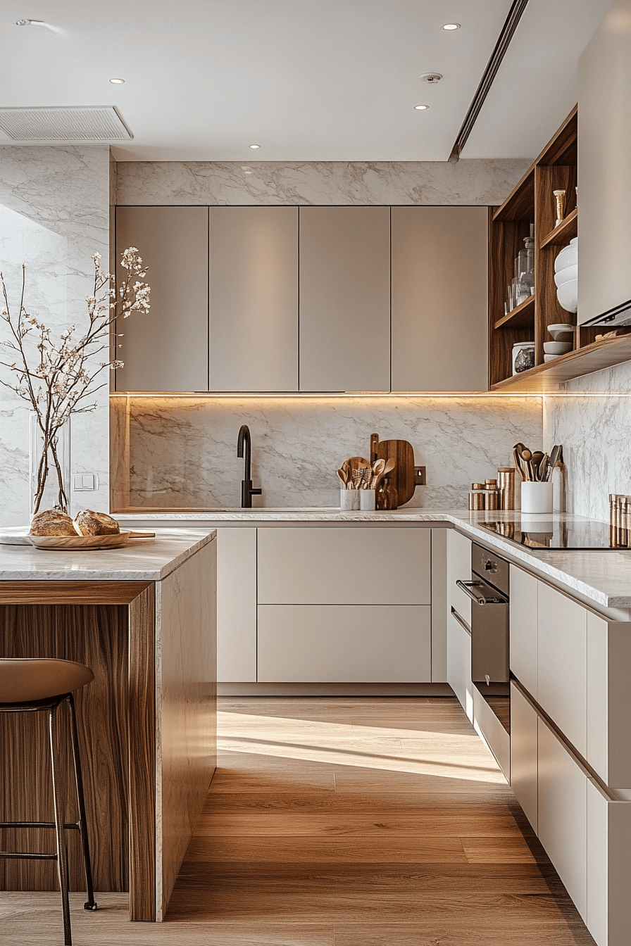 29 Light Taupe Kitchen Cabinets That Feel Cozy and Chic 2 light taupe kitchen cabinets