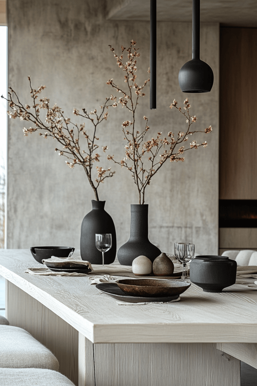 29 Japandi Dining Room Upgrades That Spark Joy and Harmony 20 japandi dining room