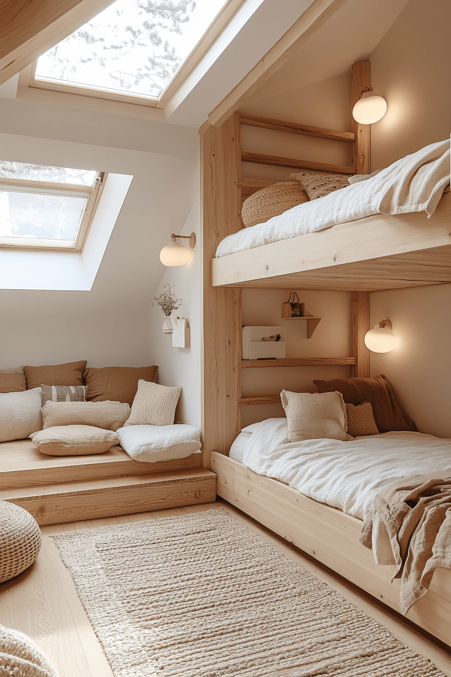 29 Japandi Kids Room Concepts for Mindful Family Living 20 japandi kids room