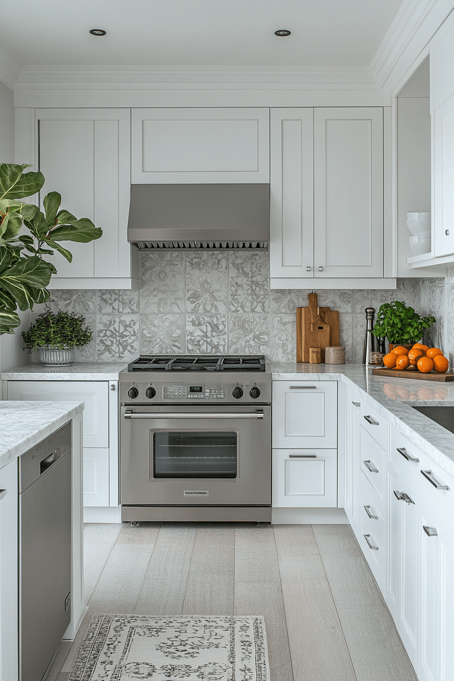 29 Small White Kitchen Concepts to Open Up Tight Spaces 20 small white kitchen