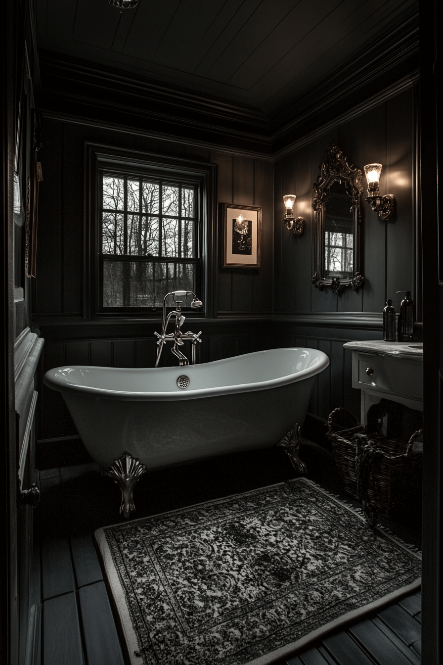 29 Whimsigoth Bathroom Elements That Celebrate Artistic Expression 20 whimsigoth bathroom