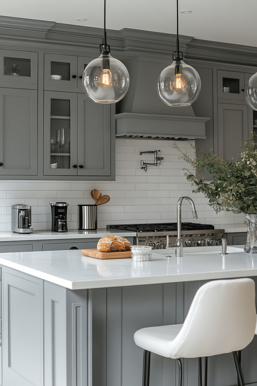 29 Gray and White Kitchen Themes That Embrace Understated Beauty 20 gray and white kitchen