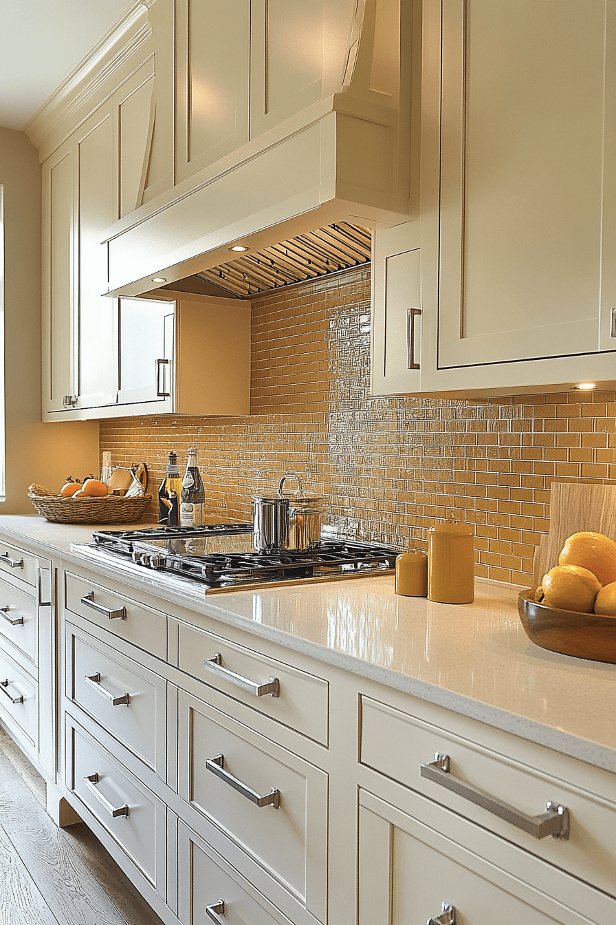 29 Kitchen Backsplash with White Cabinets That Make Neutrals Pop 20 kitchen backsplash with white cabinets