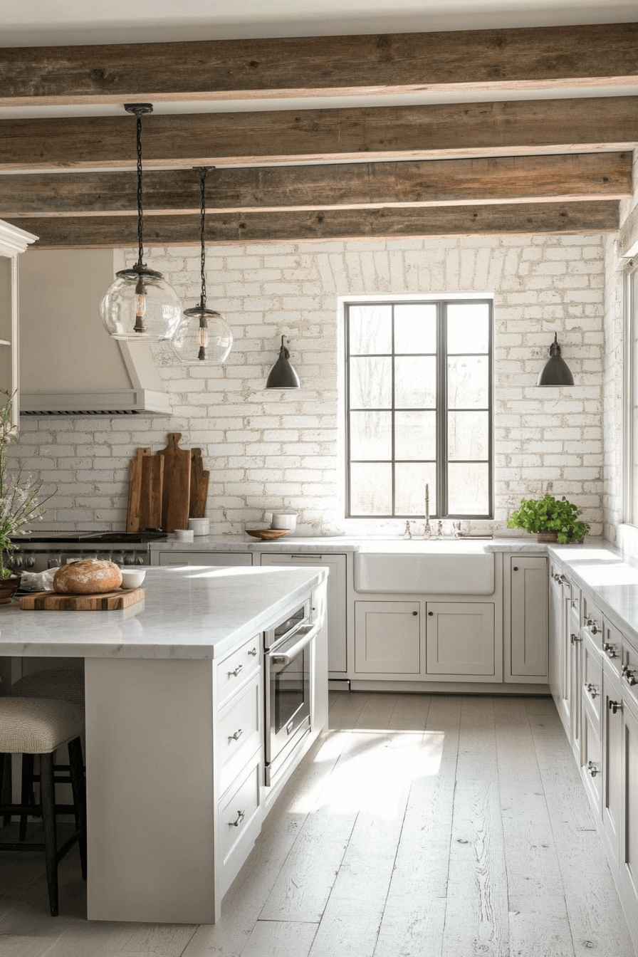 29 White Kitchen Ideas to Create a Calm and Clean Culinary Retreat 20 white kitchen ideas