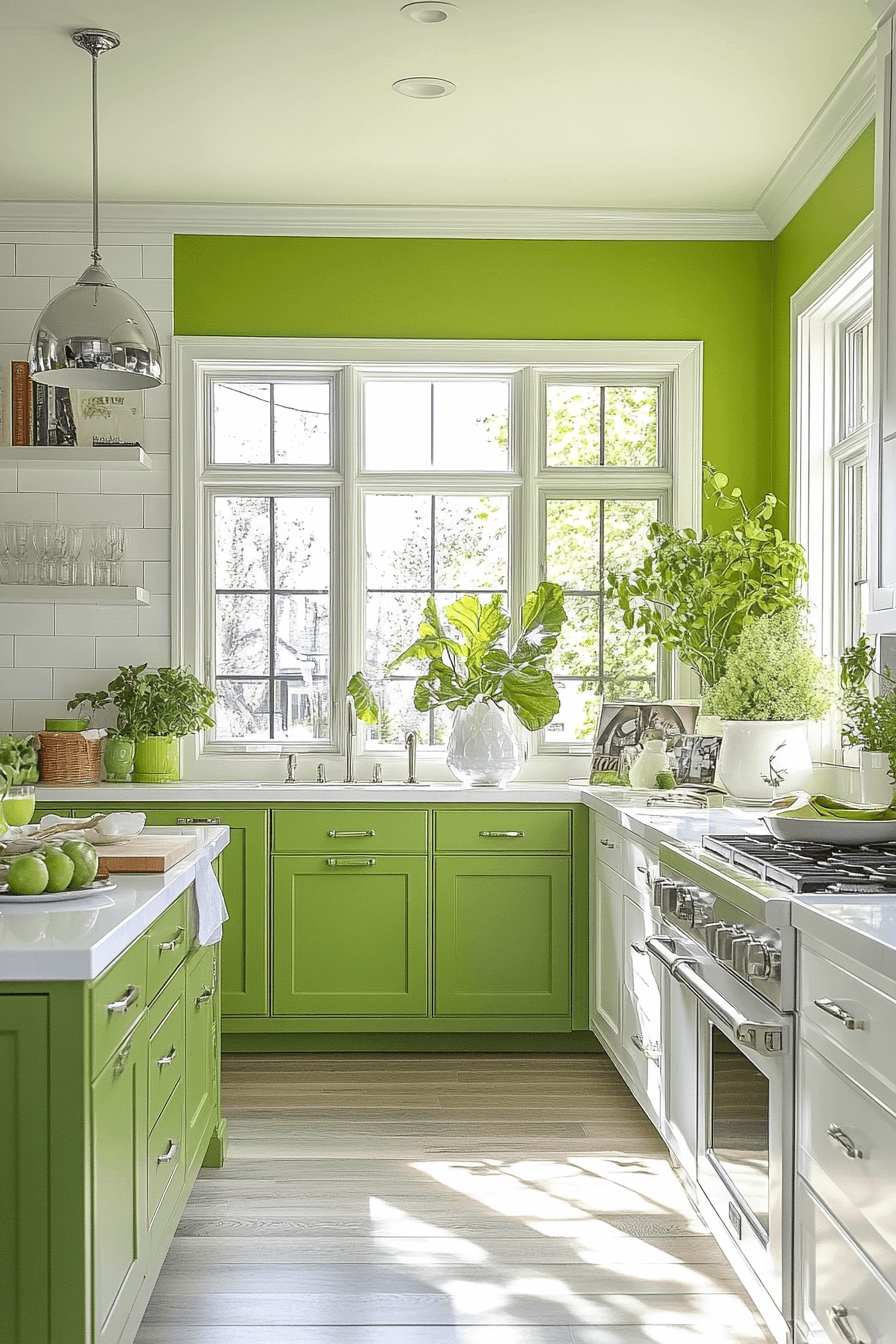 29 Green and White Kitchen Styles That Bring Calm and Charm Together 21 green and white kitchen