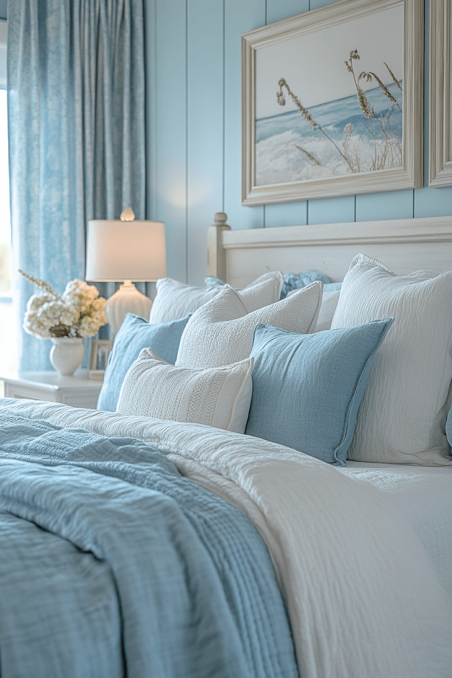 29 Coastal Master Bed Ideas to Drift Off in Coastal Comfort 21 coastal master bed