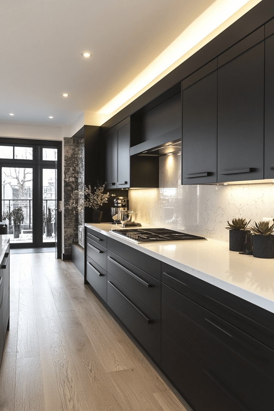 29 Black and White Kitchen Ideas That Elevate Everyday Cooking 22 black and white kitchen ideas