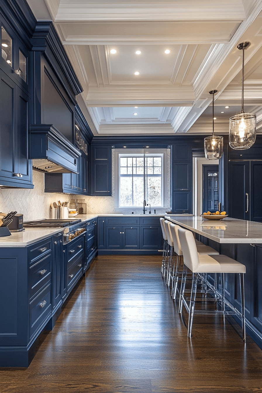29 Blue and White Kitchen Inspirations for a Peaceful Culinary Retreat 22 blue and white kitchen