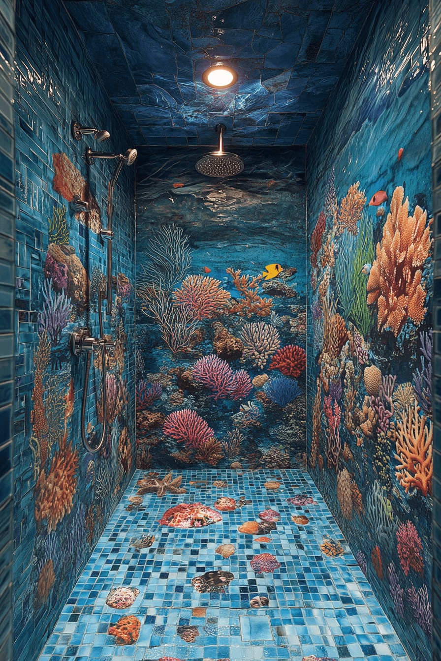 29 Coastal Bathroom Shower Ideas for Everyday Beachside Bliss 23 coastal bathroom shower ideas