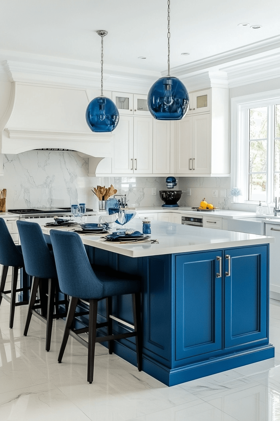29 Blue and White Kitchen Inspirations for a Peaceful Culinary Retreat 23 blue and white kitchen