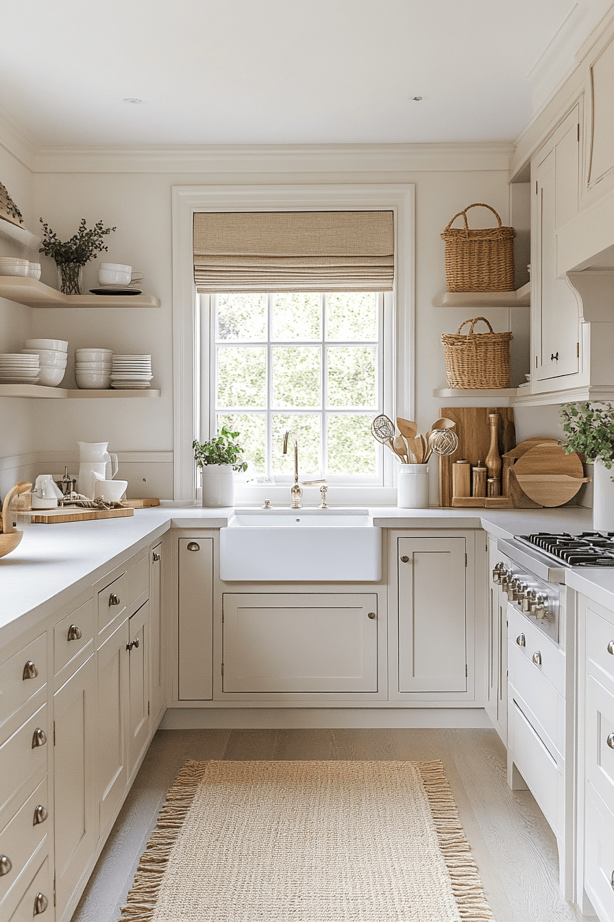 29 Small White Kitchen Concepts to Open Up Tight Spaces 23 small white kitchen