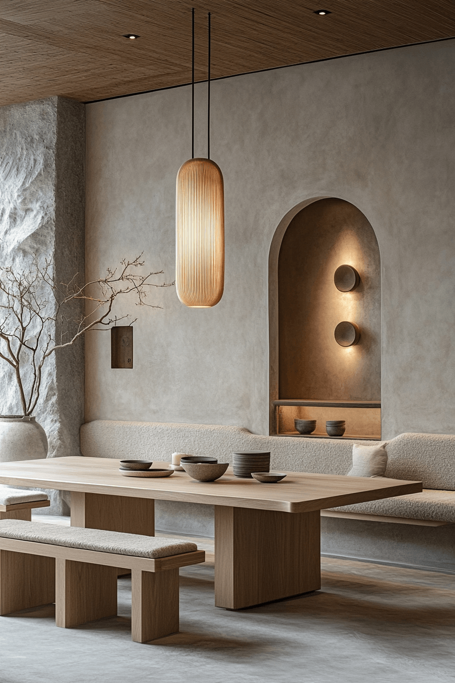 29 Japandi Dining Room Upgrades That Spark Joy and Harmony 23 japandi dining room